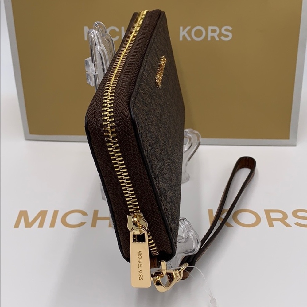 Michael Kors Jet Set Travel Phone Wallet Wristlet - Picture 13 of 16